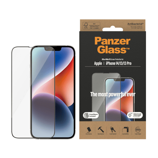 Protetor de ecrã para o telemóvel Panzer Glass 2783 Apple iPhone 13 Pro iPhone 13 iPhone 14
