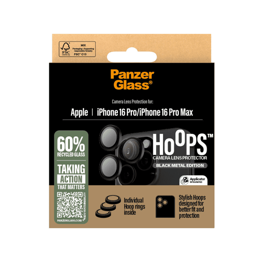 Protetor de ecrã para o telemóvel Panzer Glass iPhone 16 PMACCS Apple