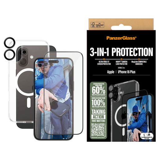 Protetor de Ecrã Panzer Glass B1293+2863+1283
