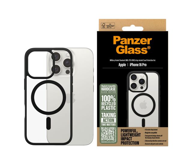 Protector de pantalla para móvil panzerglass iphone 16 pro apple