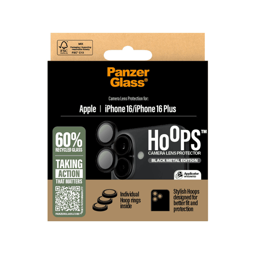 Protetor de ecrã para o telemóvel Panzer Glass iPhone 16 P Apple
