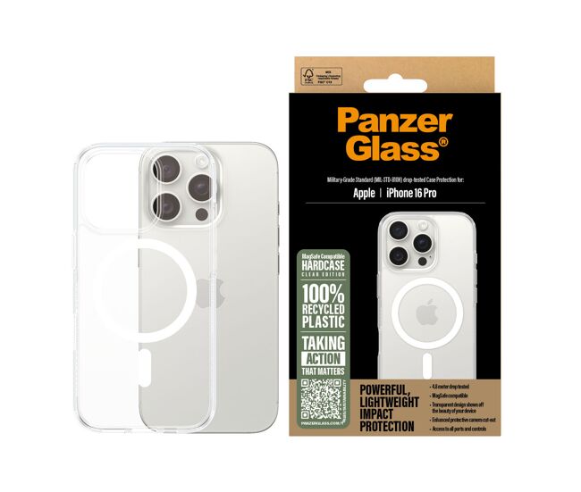 Protector de pantalla para móvil panzerglass iphone 16 pro apple