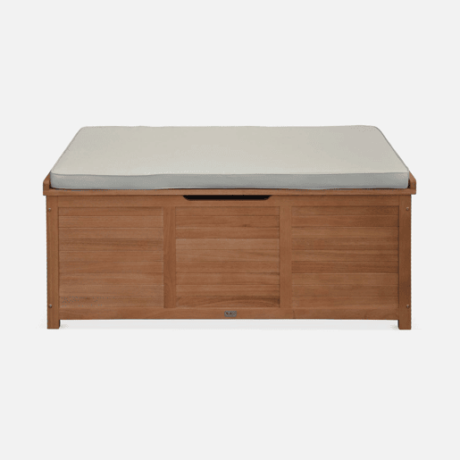 Caixa de jardim em madeira com macacos, 200L, Caja, Madeira, 125x60x96 cm