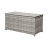 Baú de jardim com armazenamento de resina trançada, 790L, 170x82cm, Cassapanca, Tons de cinza, 162x82x153 cm