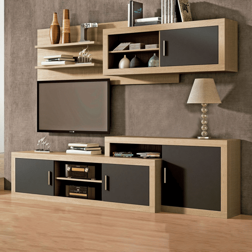 Unidade base Nuka 1 porta Cambria - Grafite 130 x 60 x 29,7 cm Unidade base Nuka 1 porta Cambria - Grafite 130 x 60 x 29,7 cm
