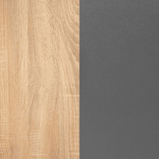 Unidade base Nuka 1 porta Cambria - Grafite 130 x 60 x 29,7 cm Unidade base Nuka 1 porta Cambria - Grafite 130 x 60 x 29,7 cm