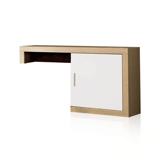 Unidade base Nuka 1 porta Cambria - Branco 130 x 60 x 29,7 cm