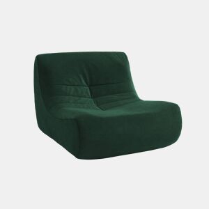 Módulo de sofá modular em tecido veludo, 1 lugar, Sokol veludo, Verde, 91x105x72 cm