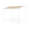 Cobertura de telhado para pérgola, Brestum 3x2.5m, Cobertura de telhado para pérgola, Beige, 250x300x300 cm