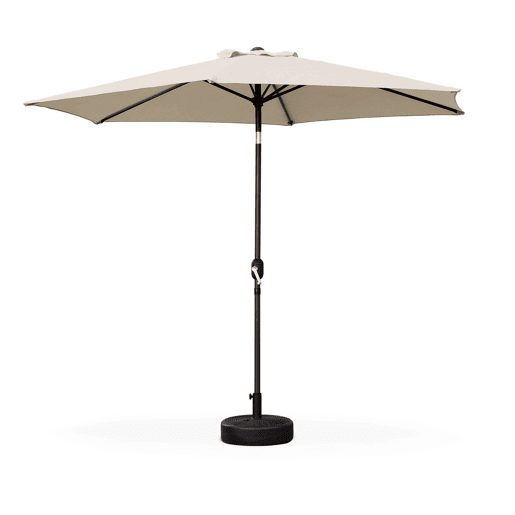 3m guarda-sol redondo, Touquet, Zibelina, 294x294x243 cm