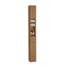 SoBuy Coluna de Banheiro Armário Estreito com Gaveta e Prateleiras Ajustáveis 20x20x180cm Marrom BZR34-II-PF