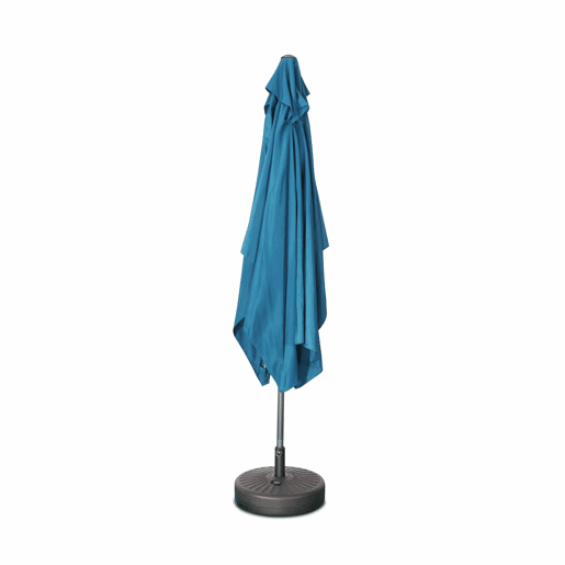 2x3m guarda-sol rectangular, multiposicional, Touquet, Azul esverdeado, 300x198x243 cm