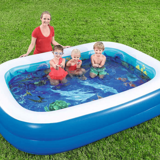Piscina Insuflável NO NAME 60202-54177 778 L (262 x 175 x 51 cm) Branco Etiqueta