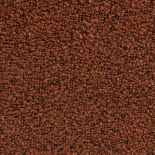 Pouf, apoio para pés para poltrona 1 lugar Boni bouclette texturada, Boni, Terracota, 91x63x40 cm