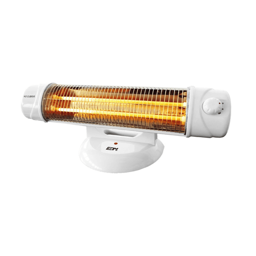 Aquecedor em Quartzo EDM 07131 07131 Branco 600-1200 W Aquecedor em Quartzo EDM 07131 07131 Branco 600-1200 W