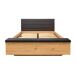 Cama canapé con banco y somier Glenn Cama canapé con banco y somier Glenn Madera