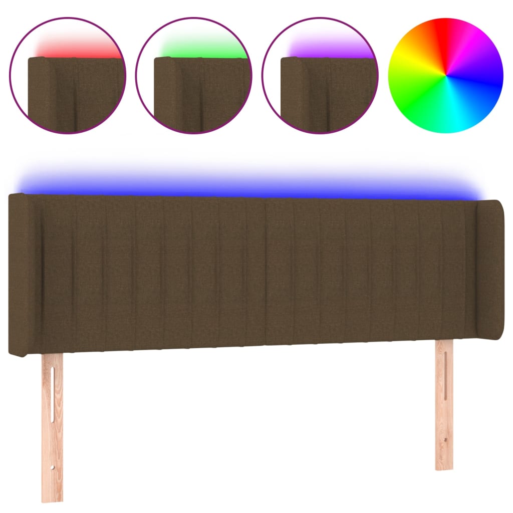Cabecero Con Led 147 Marrón