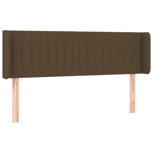 vidaXL Cabeceira de cama c luzes LED tecido 147x16x7888 cm castanho vidaXL Cabeceira de cama c luzes LED tecido 147x16x7888 cm castanho