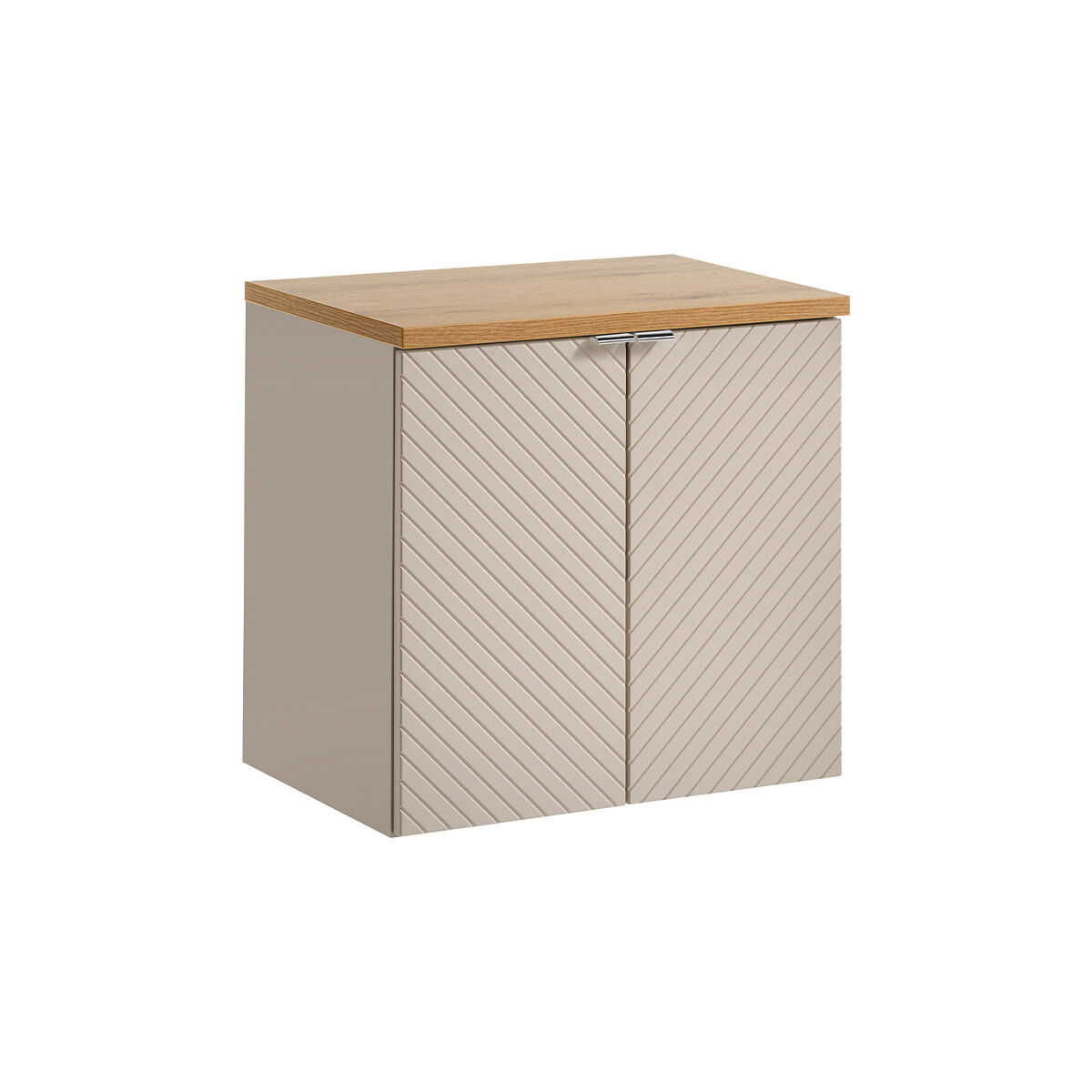 Mueble bajo lavabo 60cm 2 puertas encimera manoa cachemira y madera