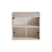 Conjunto mueble lavabo individual 2 puertas y columna Manoa Conjunto mueble lavabo individual 2 puertas y columna Manoa Madera