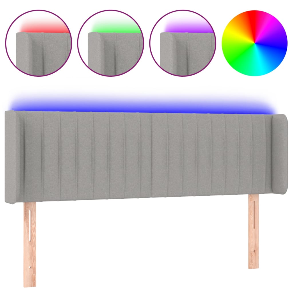 Cabecero Con Led 147 Gris