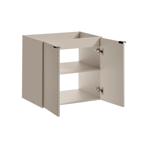 Móvel de toucador de 2 portas Manoa Caxemira 60cm