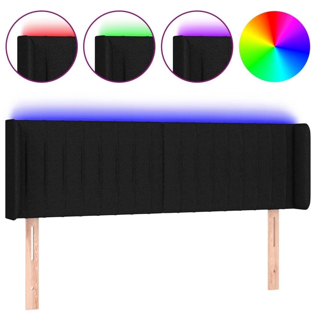Cabecero Con Led 147 Negro