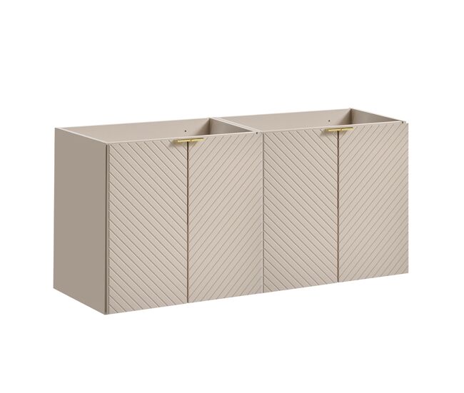 Mueble bajo lavabo 120cm 4 puertas manoa cachemira