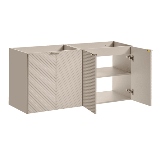 Móvel de toucador 120cm 4 portas Manoa Caxemira