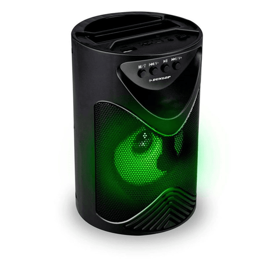 Altifalante Bluetooth Dunlop TWS 15 W Preto USB Altifalante Bluetooth Dunlop TWS 15 W Preto USB