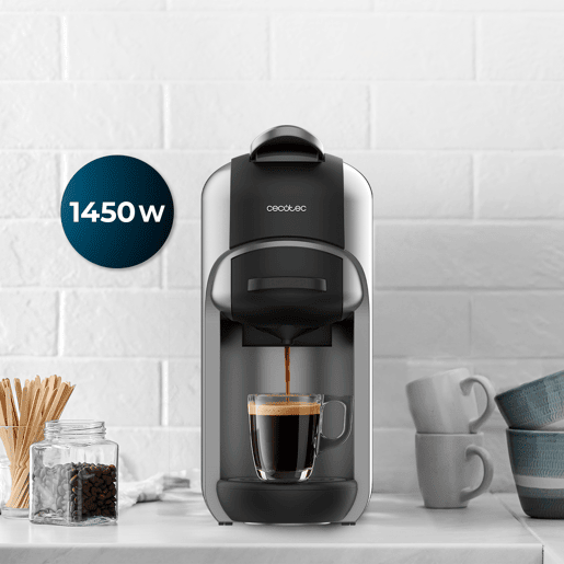 Cecotec Cafeteira de cápsulas FreeStyle Compact 19 bares 1450W ThermoBlock Depósito 600 ml Cecotec Cafeteira de cápsulas FreeStyle Compact 19 bares 1450W ThermoBlock Depósito 600 ml