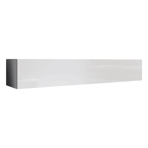Móvel TV Suspenso Sala de estar e jantar Branco 180x40x30 1 porta Aitana M2 Muebles Bonitos