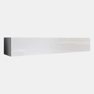 Móvel TV Suspenso Sala de estar e jantar Branco 180x40x30 1 porta Aitana M2 Muebles Bonitos