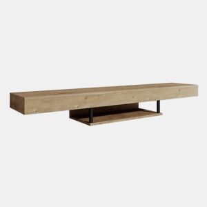 Móvel TV Suspenso Sala de estar e jantar Sonoma 150x29,6x22 Aydin Muebles Bonitos