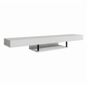 Móvel TV Suspenso Sala de estar e jantar Branco 150x29,6x22 Aydin Muebles Bonitos