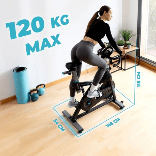 Cecotec Bicicleta Indoor DrumFit Indoor 24000 Race Sprint