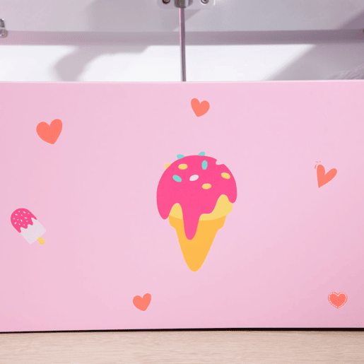 ZONEKIZ Baú Infantil 2 em 1 Baú de Armazenamento Organizador de Brinquedos para Crianças acima de 18 Meses com Tampa de Fechamento Seguro para Dormitório Sala de Jogos Carga 50kg 60x30x50cm Rosa