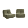Sofá modular em tecido veludo cotelê de 2 lugares, Sokol veludo cotelê , Verde caqui, 91x105x72 cm