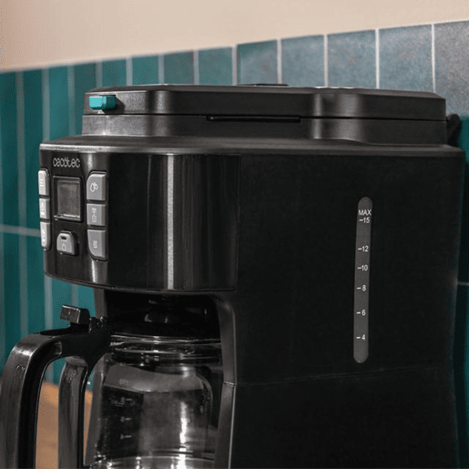 Máquina de Café de Filtro Cecotec 66 Grind & Drop 1086 W metálico Aço 12 Kopjes 1,8 L