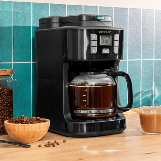 Máquina de Café de Filtro Cecotec 66 Grind & Drop 1086 W metálico Aço 12 Kopjes 1,8 L