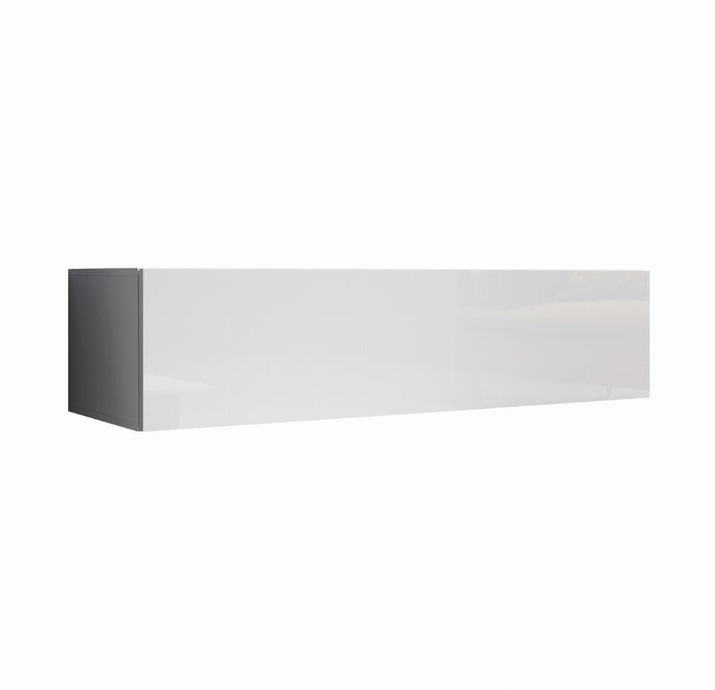 mueble tv colgante salon comedor blanco 120x40x30 1 puerta aitana m1 muebles bonitos