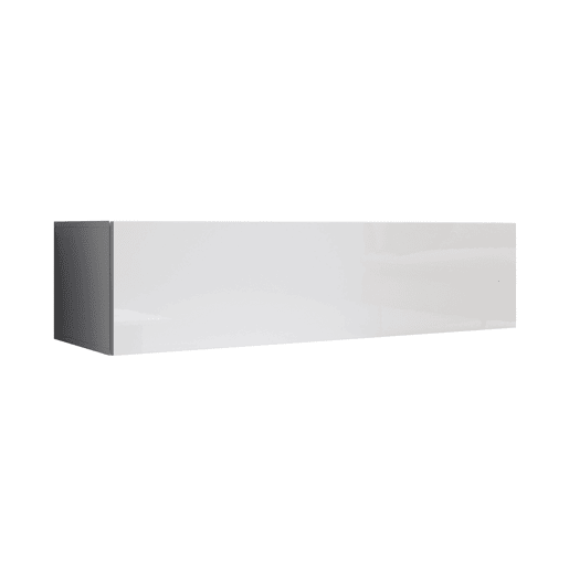 Móvel TV Suspenso Sala de estar e jantar Branco 120x40x30 1 porta Aitana M1 Muebles Bonitos