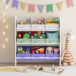 Estantería para niños Boiro 3 niveles aglomerado 62 Estantería para niños Boiro 3 niveles aglomerado 62 Violeta