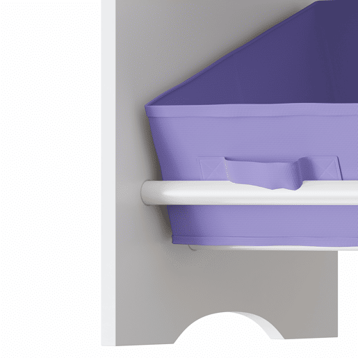 Estante para crianças Boiro 60x62x30 cm Aqua Dream motif en.casa