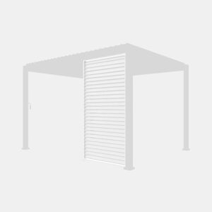 130cm persianas de alumínio para pérgola Triomphe, Triomphe persiana 130cm, Branco, 123x6x238 cm