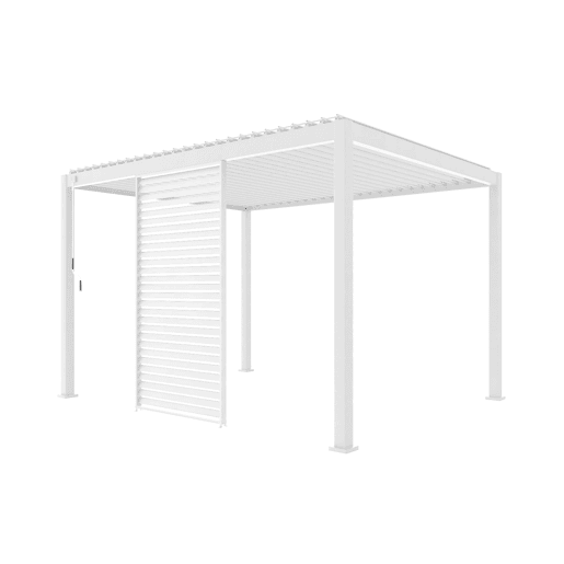 130cm persianas de alumínio para pérgola Triomphe, Triomphe persiana 130cm, Branco, 123x6x238 cm