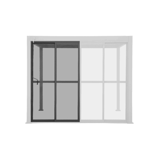 Porta de correr de 3m para a pérgola Triomphe, Triomphe porta de correr 3m, Antracite, 279x279x236.5 cm