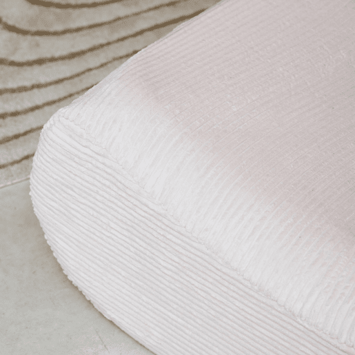 Sofá modular em tecido veludo cotelê de 2 lugares, Sokol veludo cotelê , Creme, 91x105x72 cm