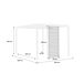 Persianas de aluminio 1m 93x6 Persianas de aluminio 1m 93x6 Blanco