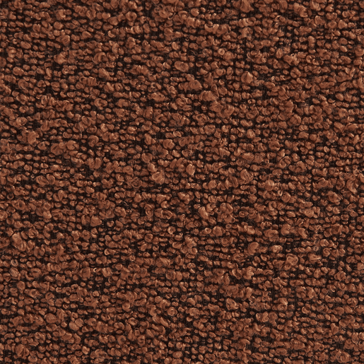 Sofá modular em boucle texturizado, 2 lugares, Sokol boucle, Terracota, 91x105x72 cm